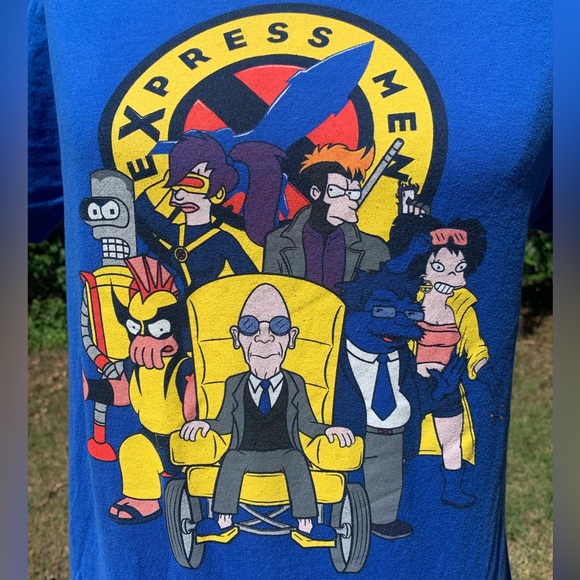 NWOT Fusion/Hybrid X-Men & Futurama T-Shirt - Picture 8 of 10